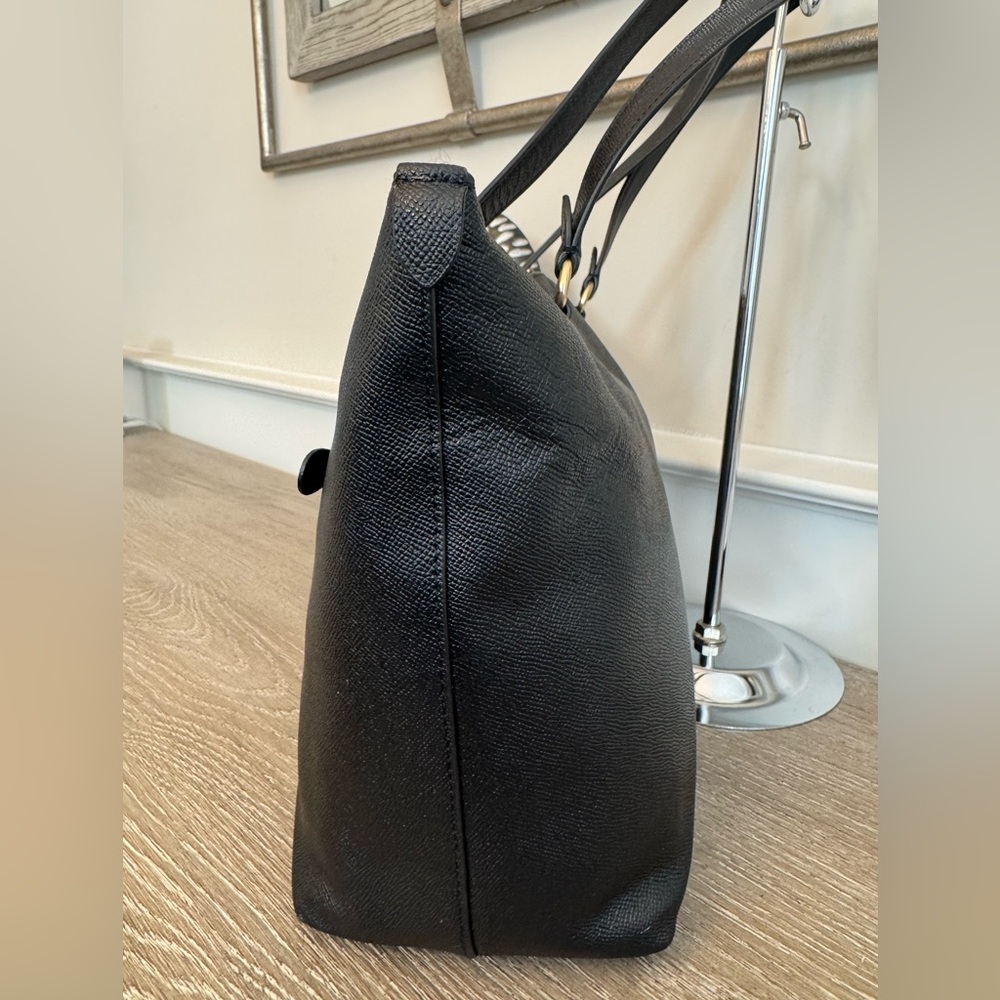 Coach Black Tote with Gold Accents - Picture 8 of 15